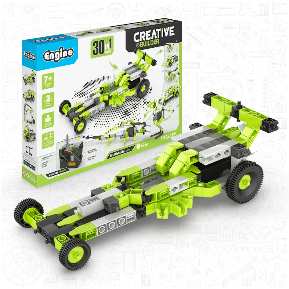 Engino Engino Creative Builder: 30-in-1 Motorized Multi-model Set
