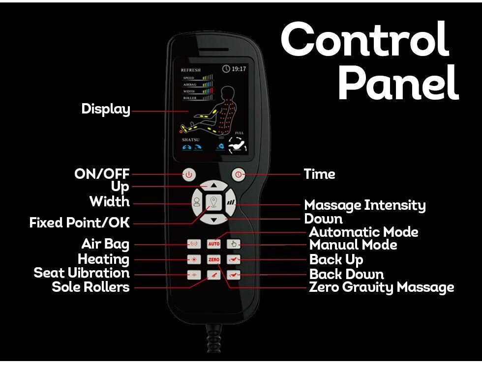 Mason Taylor Y01 Electric Massage Chair S-Track Zero Gravity Heating Shiatsu Electric Massage Chair Samartly Sense Body