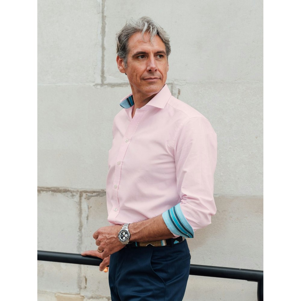 Koy Clothing Lulu Pink Organic Oxford Cotton Shirt
