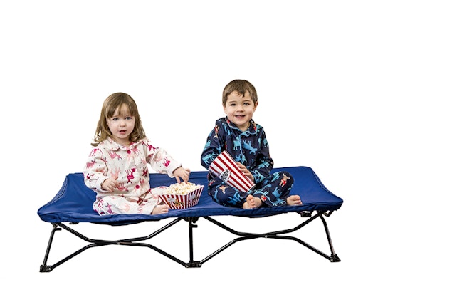 Cot Portable Foldable Toddler Kids Bed/Camping/Picnic/Beach/Outdoor/Travel Blue Cot Portable Foldable Toddler Kids Bed/Camping/Picnic/Beach/Outdoor/Travel Blue