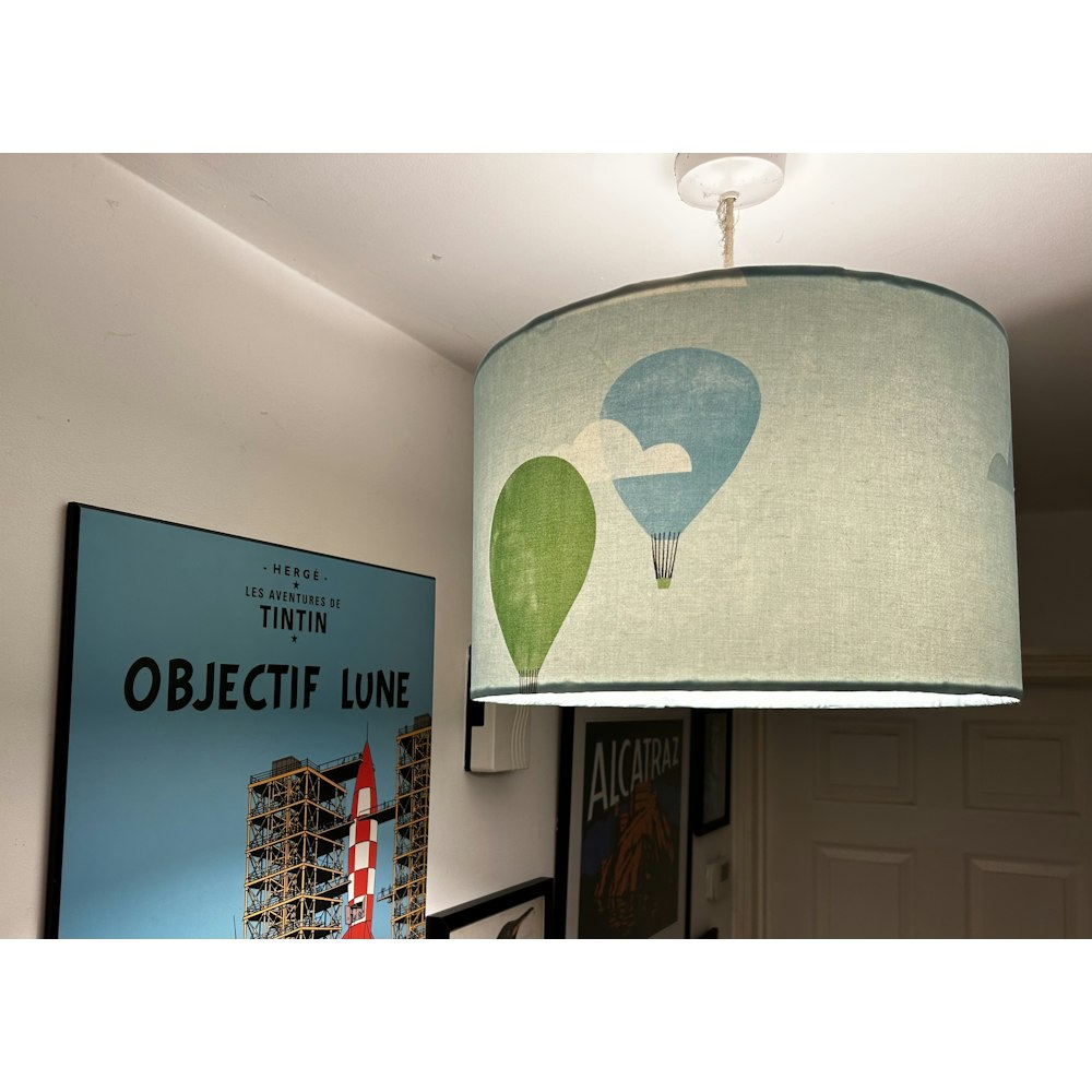 Lampshades by Hannah "and Away We Go" Hot Air Balloon Lampshade