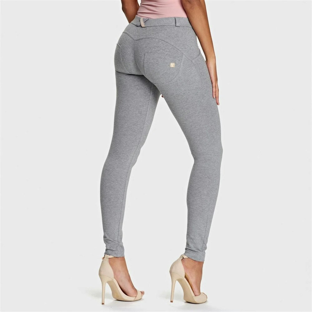 Freddy Wrup Fashion - Mid Rise - Full Length - Melange Grey