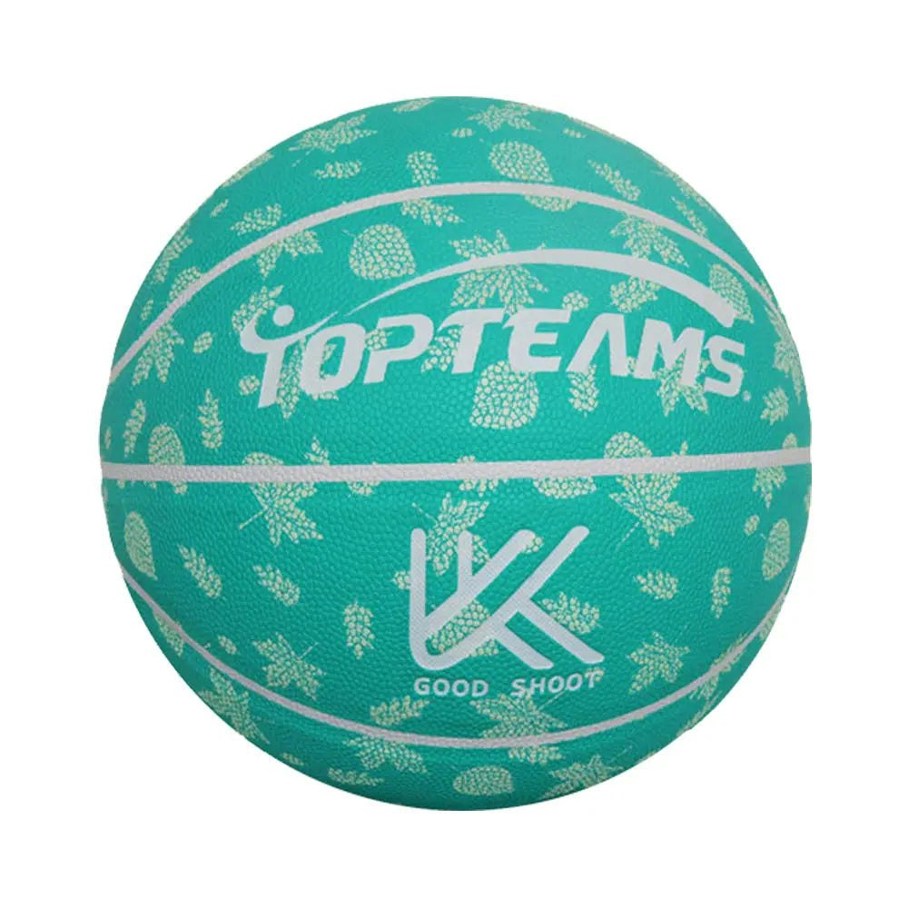 BALLSTRIKE YGSIZE7 Size 7 Luminous Basketball Excellent Bounce Game Ball Indoor Outdoor - Blue