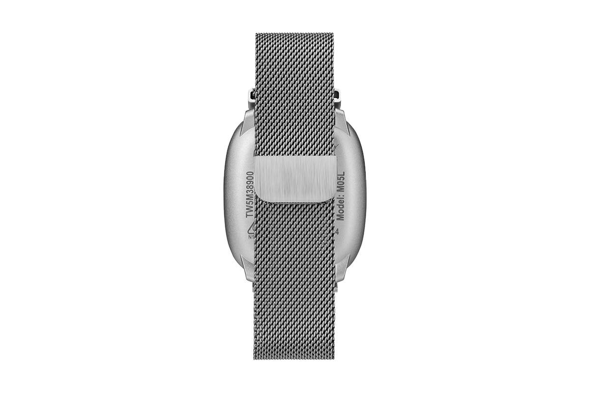 iConnect by Timex Premium Active Square 36mm Smartwatch - Silver (TW5M38900)