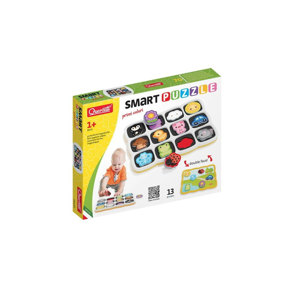 Quercetti Smart Puzzle First Words & Colours