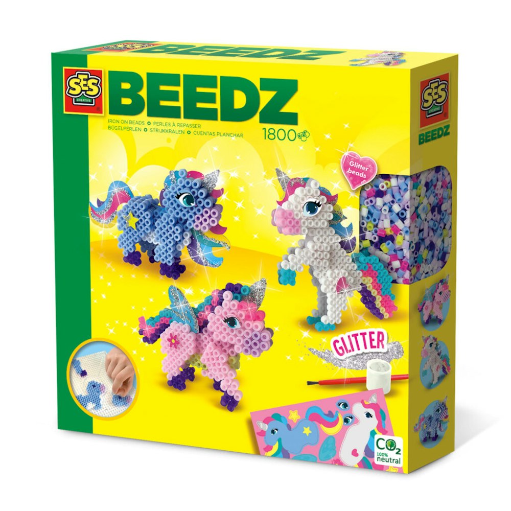 SES Creative Iron On Beads - Unicorns