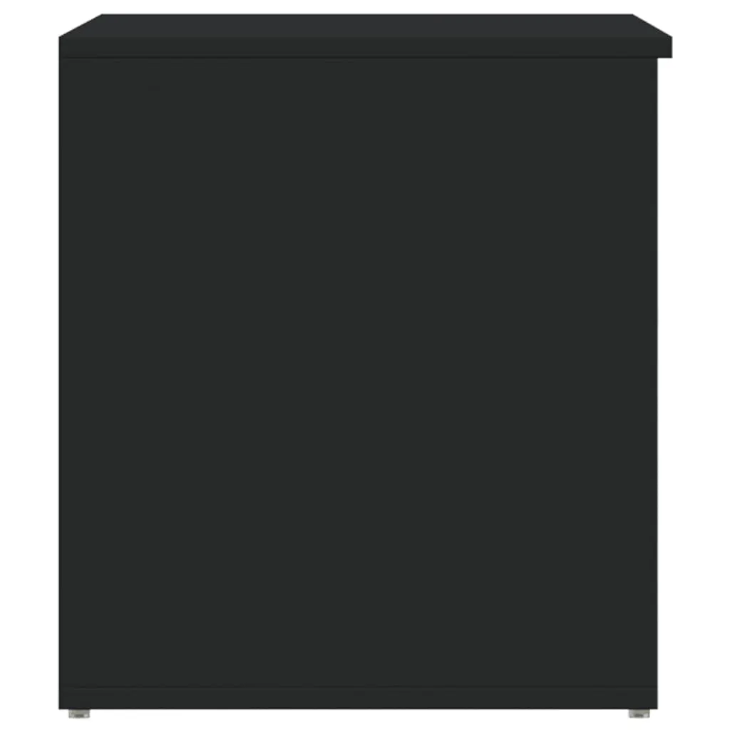 Storage Chest Black 84x42x46 cm Engineered Wood 803057