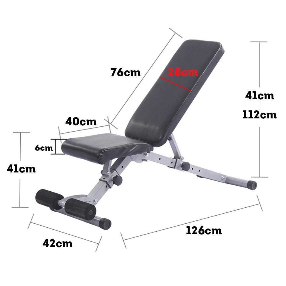 JMQ Fitness RBT2010 FID Weight Bench Incline Decline Press Fitness Gym Equipment