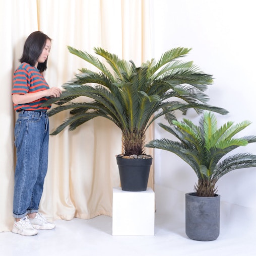 SOGA 4X 155cm Artificial Indoor Cycas Revoluta Cycad Sago Palm Fake Decoration Tree Pot Plant SOGA 4X 155cm Artificial Indoor Cycas Revoluta Cycad Sago Palm Fake Decoration Tree Pot Plant