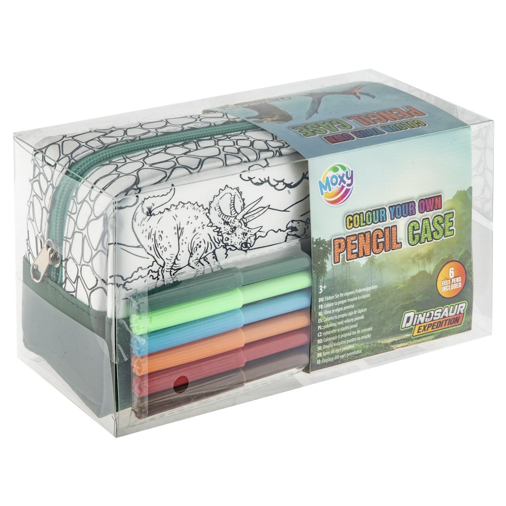 Totum Dino Colour Your Own Pencil Case