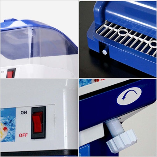 SOGA 2X Ice Shaver Commercial Electric Stainless Steel Ice Crusher Slicer Machine 180KG/h SOGA 2X Ice Shaver Commercial Electric Stainless Steel Ice Crusher Slicer Machine 180KG/h