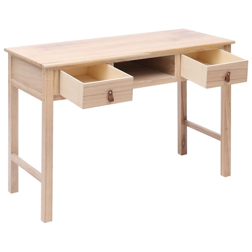 NNEVL Writing Desk Natural 110x45x76 cm Wood NNEVL Writing Desk Natural 110x45x76 cm Wood