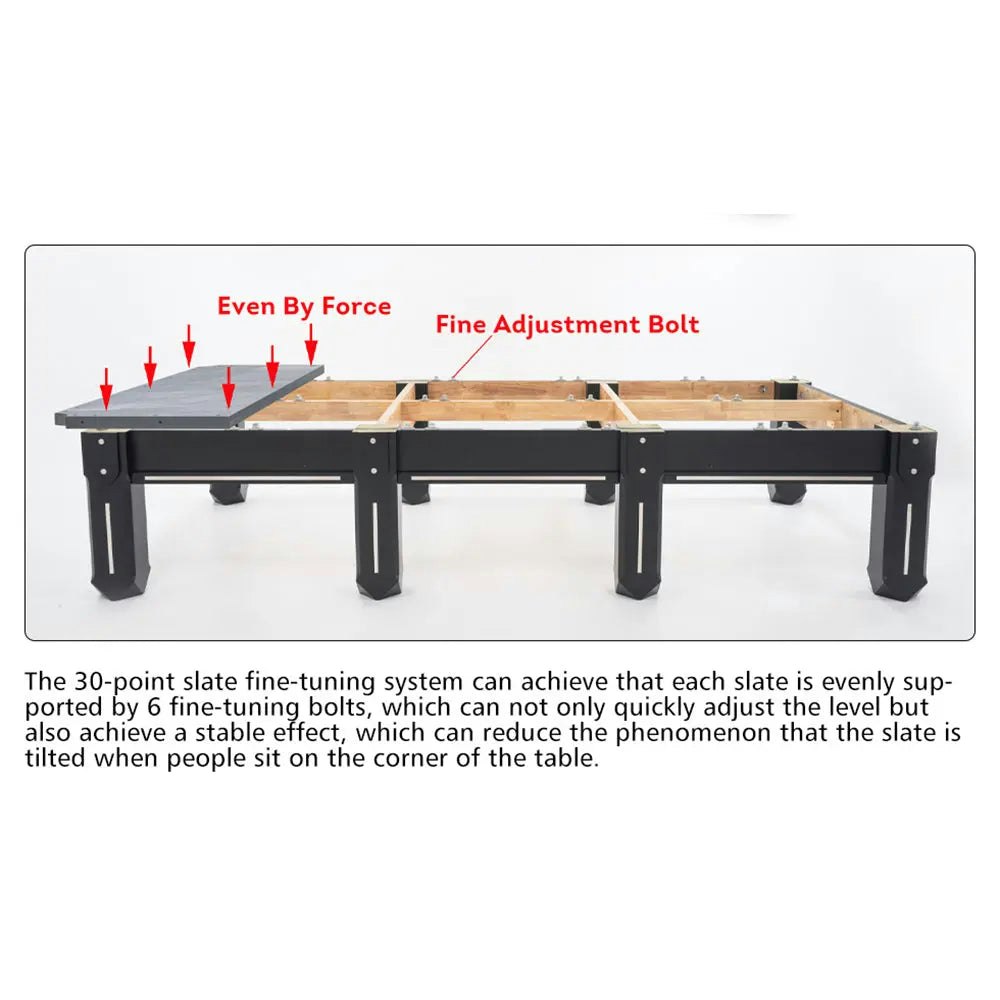 RASSON 12FT Sword Luxury Competition Pool / Billiards / Snooker Table