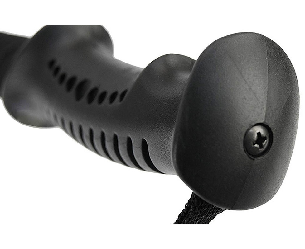 Anti-shock Trekking Hiking Walking Poles Sticks Pair- Red image number null