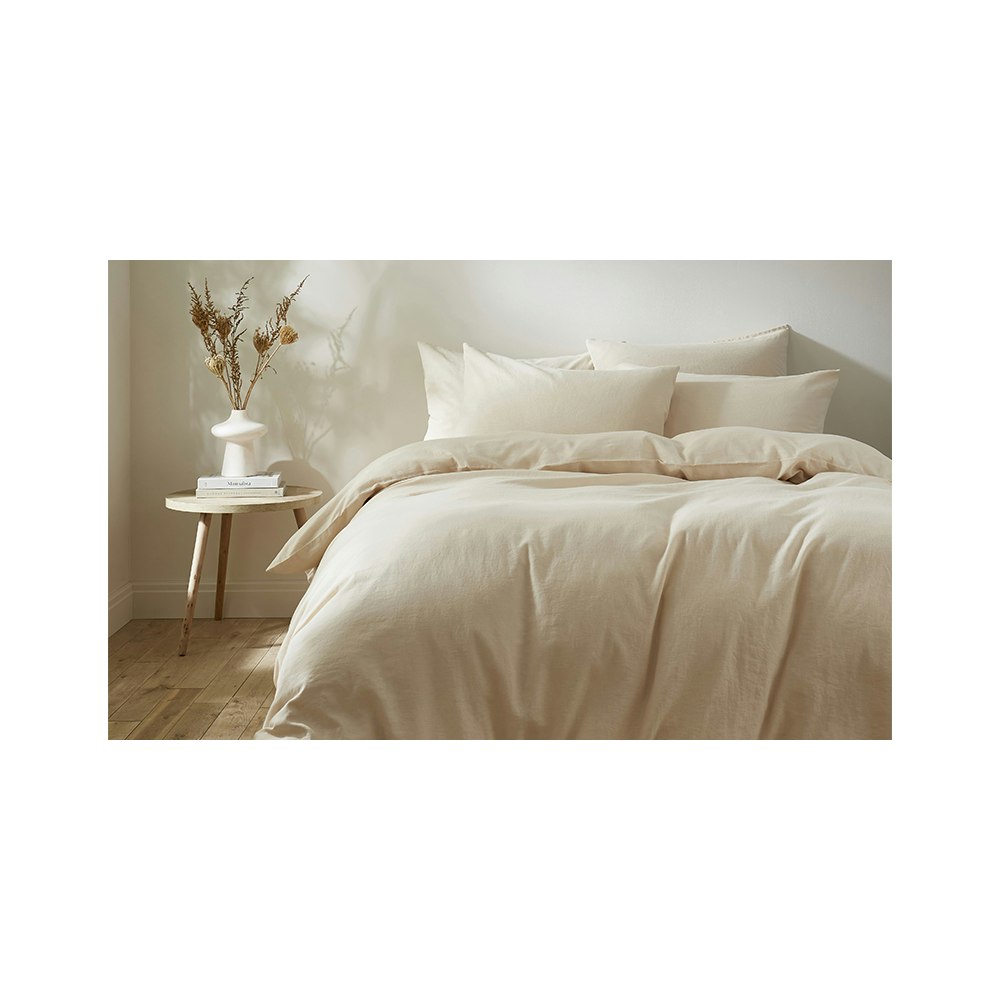 Martex Touch Of Linen Duvet Cover Set (includes 2 Pillowcases 1 For Single)