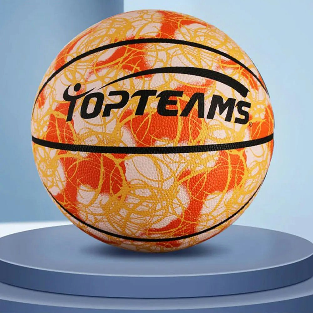 BALLSTRIKE POLSIZE7 Size 7 Basketball Excellent Bounce Game Ball Indoor Outdoor - Orange