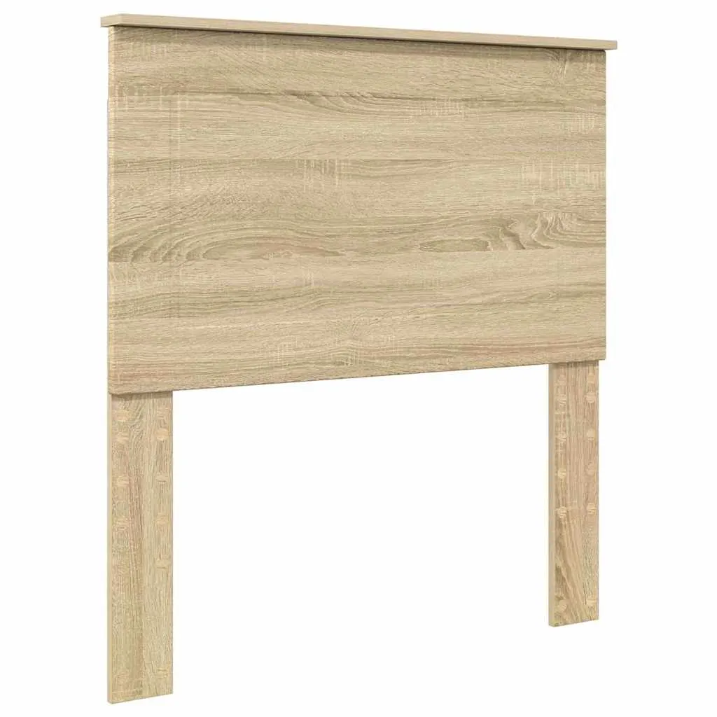 Headboard with Headboard Sonoma Oak 90 cm Engineered Wood 887684 Headboard with Headboard Sonoma Oak 90 cm Engineered Wood 887684