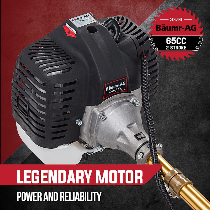 NNEMB 65CC Brushcutter Whipper Snipper Trimmer Brush Cutter Multi Pole Tool image number null