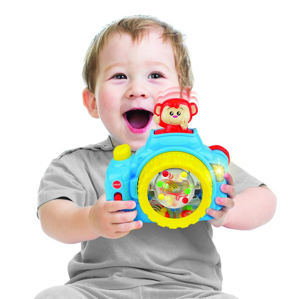 Winfun My First Baby Selfie Phone & Pop Up Monkey Camera (twin Pack)
