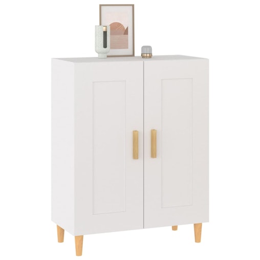 NNEVL Sideboard White 69.5x34x90 cm Engineered Wood NNEVL Sideboard White 69.5x34x90 cm Engineered Wood