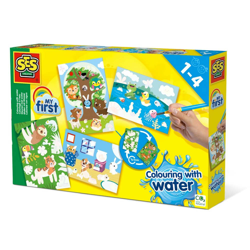 SES Creative Colouring With Water - Hidden Animals