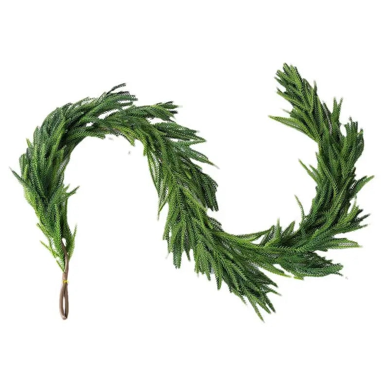 NNEOBA Real Touch Norfolk Pine Christmas Garland image number null
