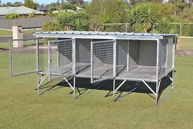 Raised dog online kennel for sale