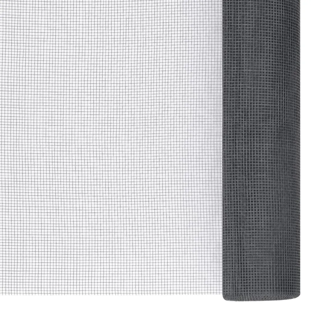 Mesh Screen Fiberglass 80x500 cm Grey 150868