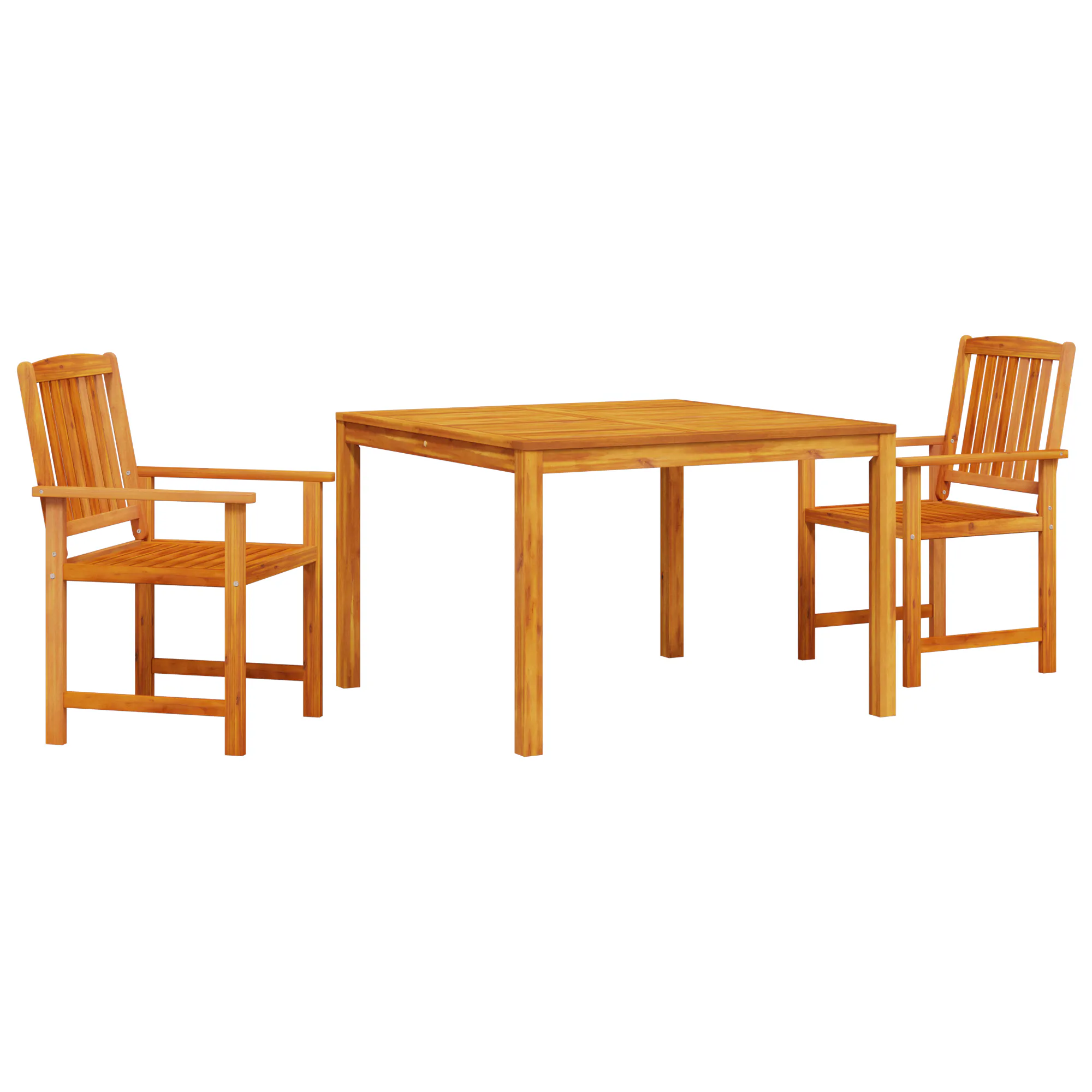 3 Piece Garden Dining Set - Solid Acacia Wood 3375684 3 Piece Garden Dining Set - Solid Acacia Wood 3375684