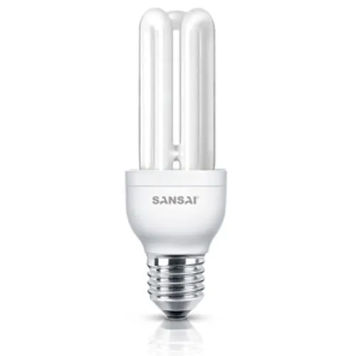 Sansai 15W B22/BC Daylight Energy Saving Lamp Globe Bayonet Night Light Bulb WHT