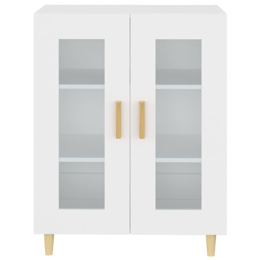 NNEVL Sideboard White 69.5x34x90 cm Engineered Wood NNEVL Sideboard White 69.5x34x90 cm Engineered Wood