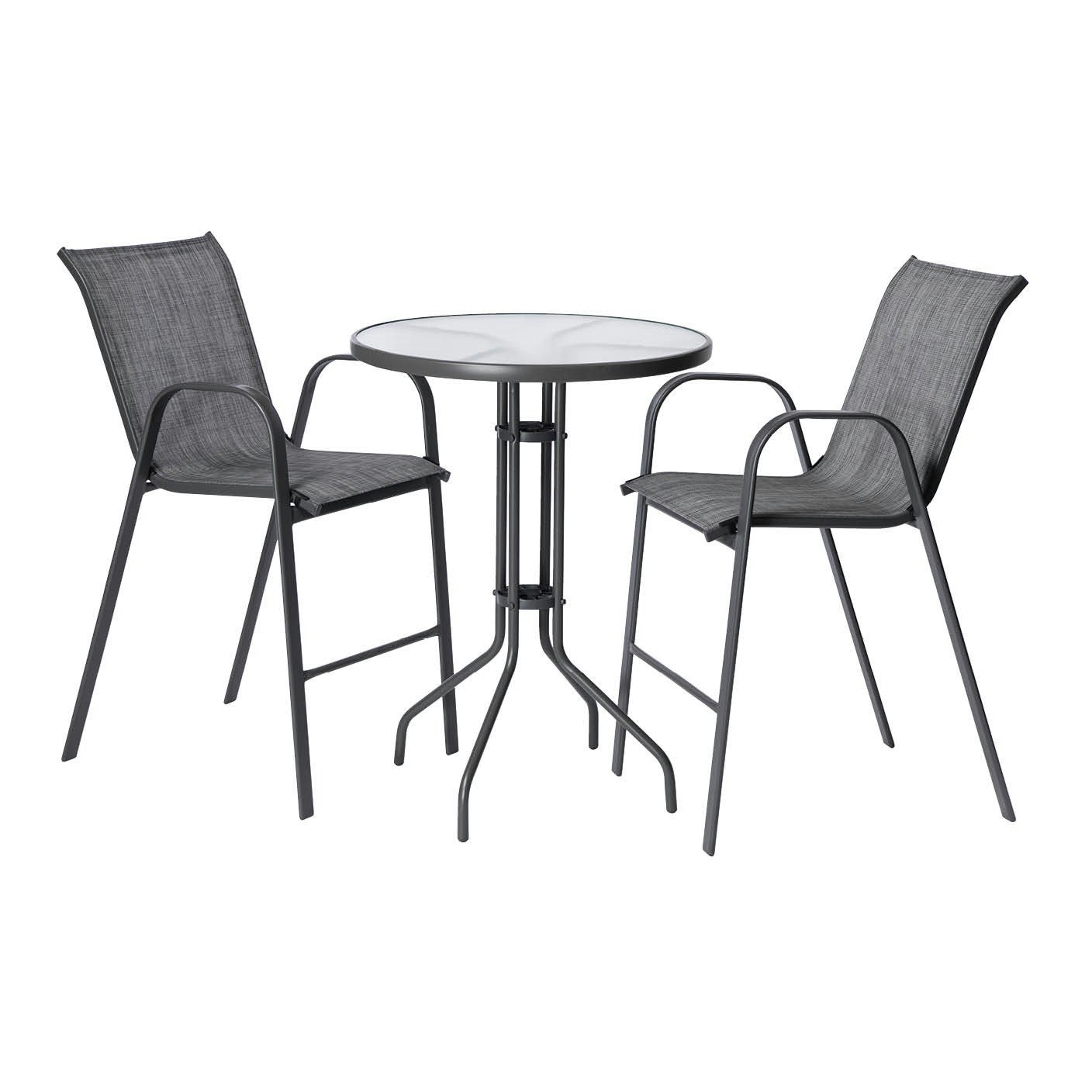 Steel Sanctuary 3 Piece Bar Setting