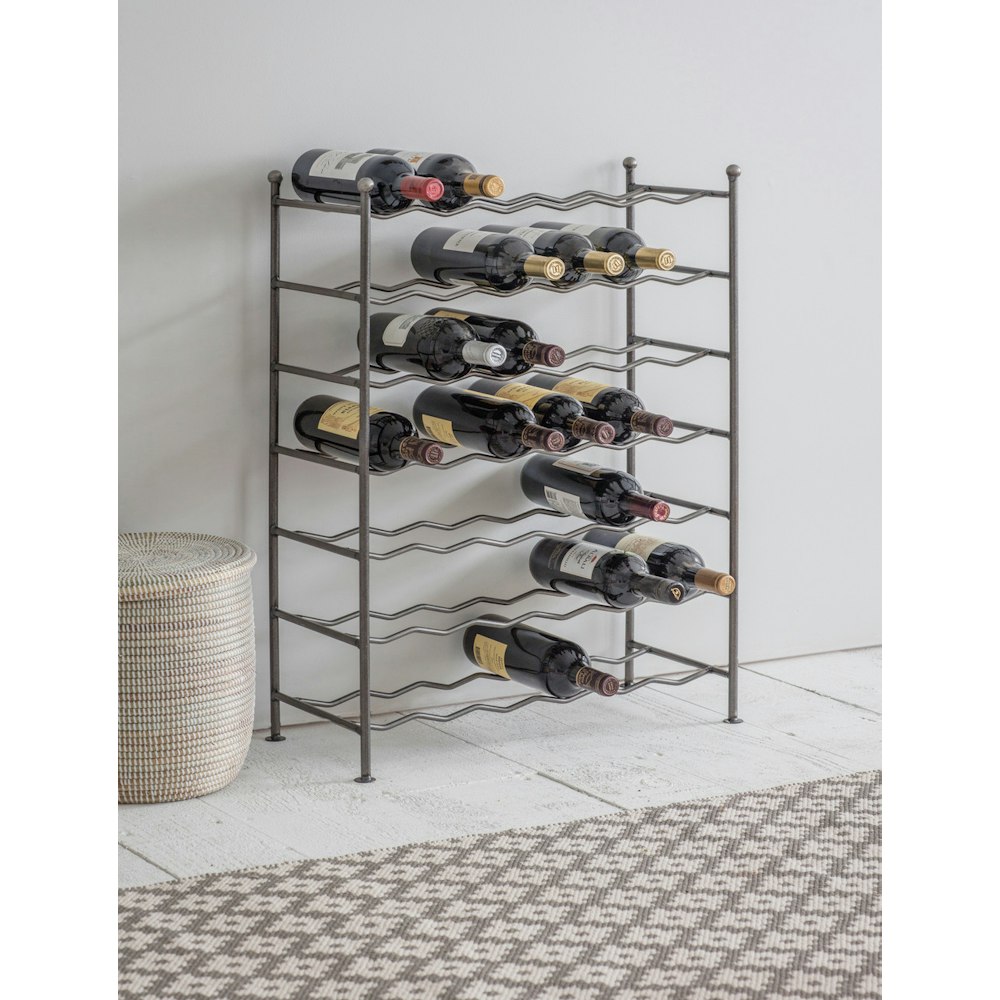 Garden Trading Farringdon Wine Rack - Steel