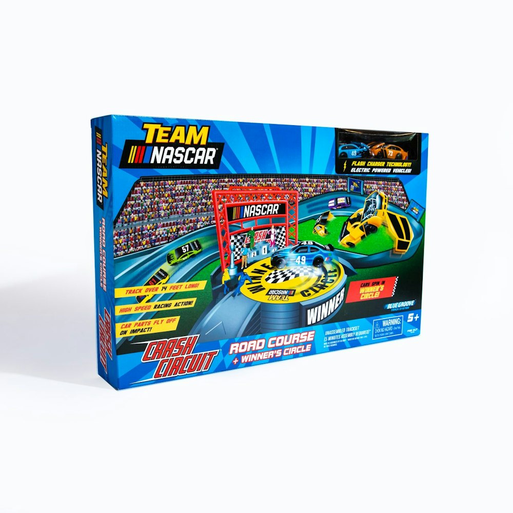 Nikko Far Out Toys Nascar Crash Circuit: Road Course Playset