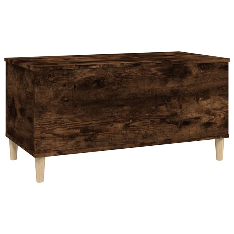 NNEVL Coffee Table Smoked Oak 90x44.5x45 cm Engineered Wood image number null