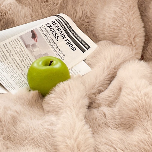 SOGA 2X 200cm Light Camel Fur Fuzzy Super Soft and Cozy Fluffy Throw Blanket SOGA 2X 200cm Light Camel Fur Fuzzy Super Soft and Cozy Fluffy Throw Blanket