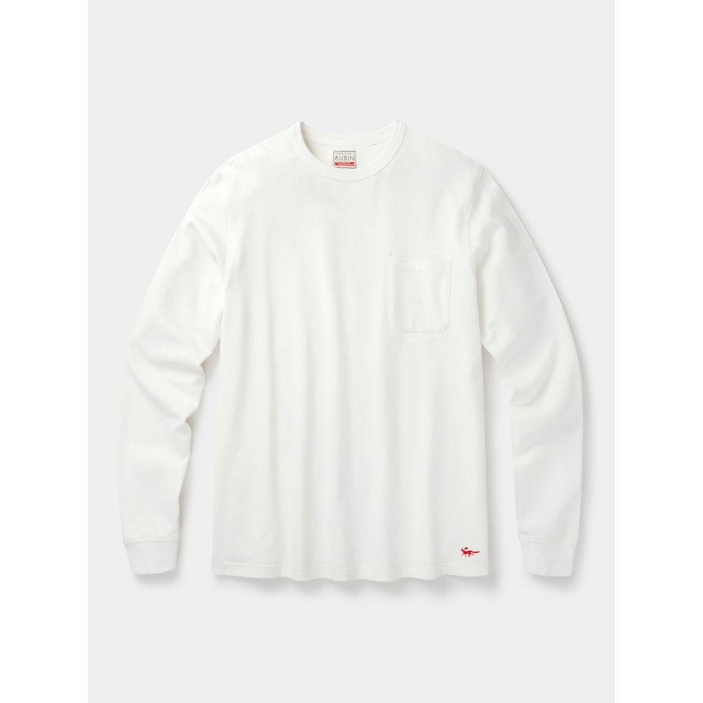 Aubin George Long Sleeve T-shirt - White