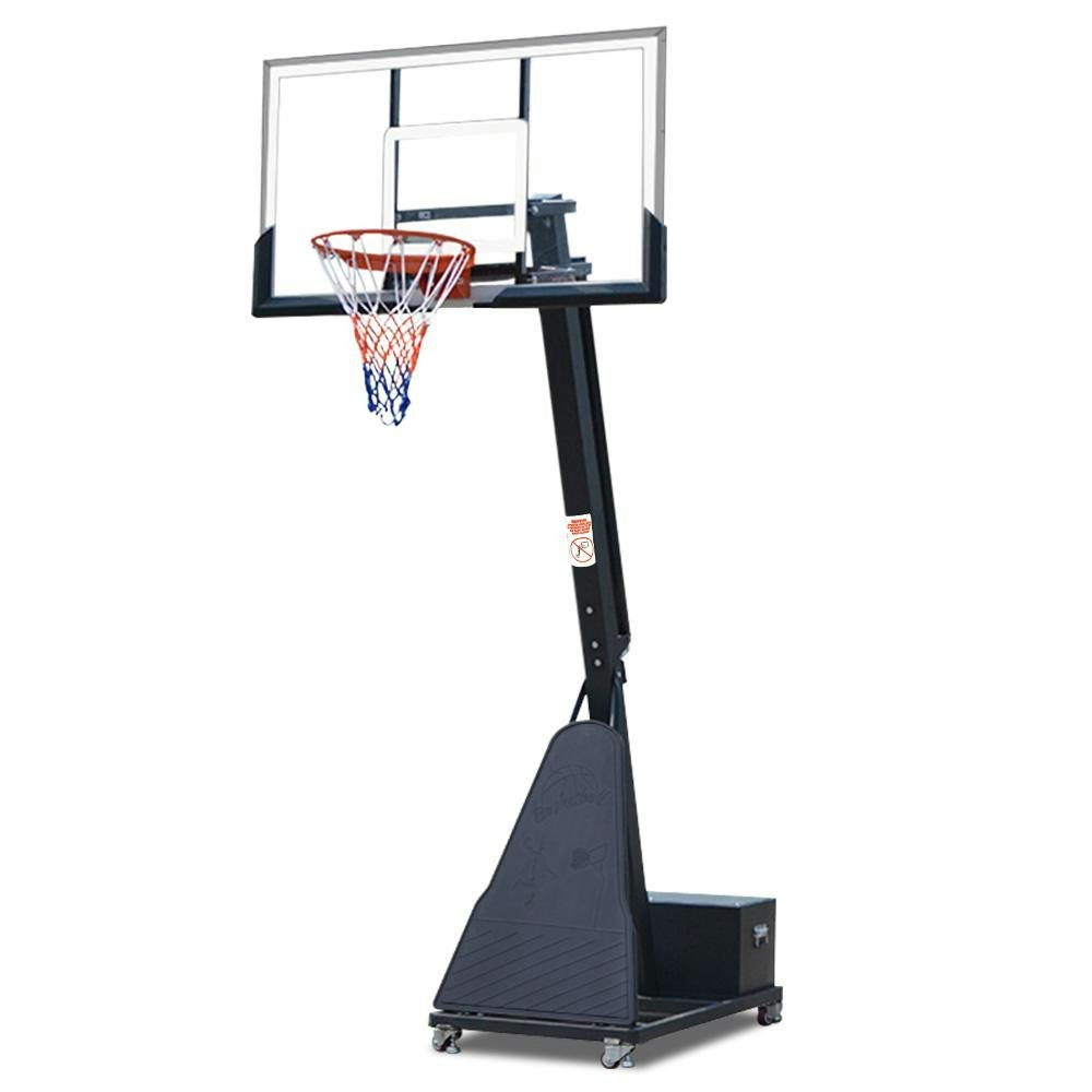 Dunk Master M027B Basketball Hoop Stand System w/ Ring Removable Tool Box