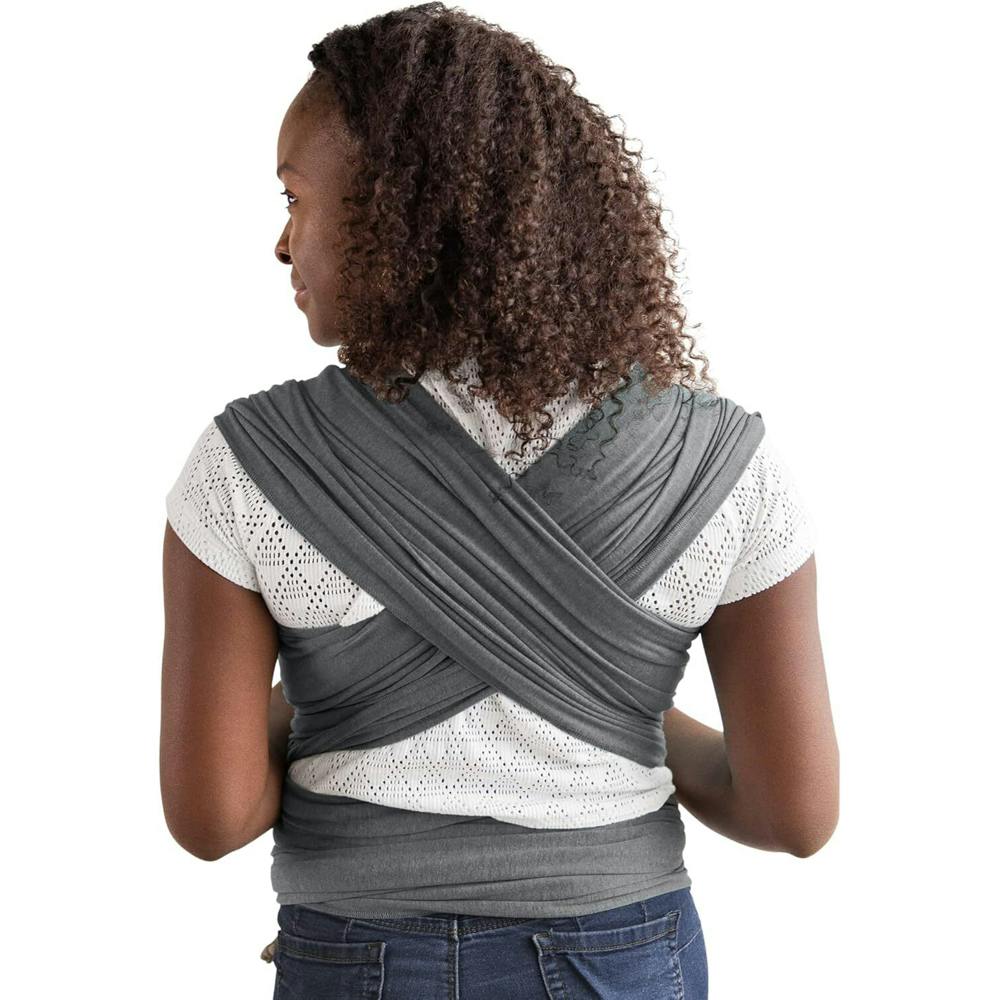 Moby Elements Wrap Baby/Infant Cotton Adjustable Travel Body Carrier Asphalt