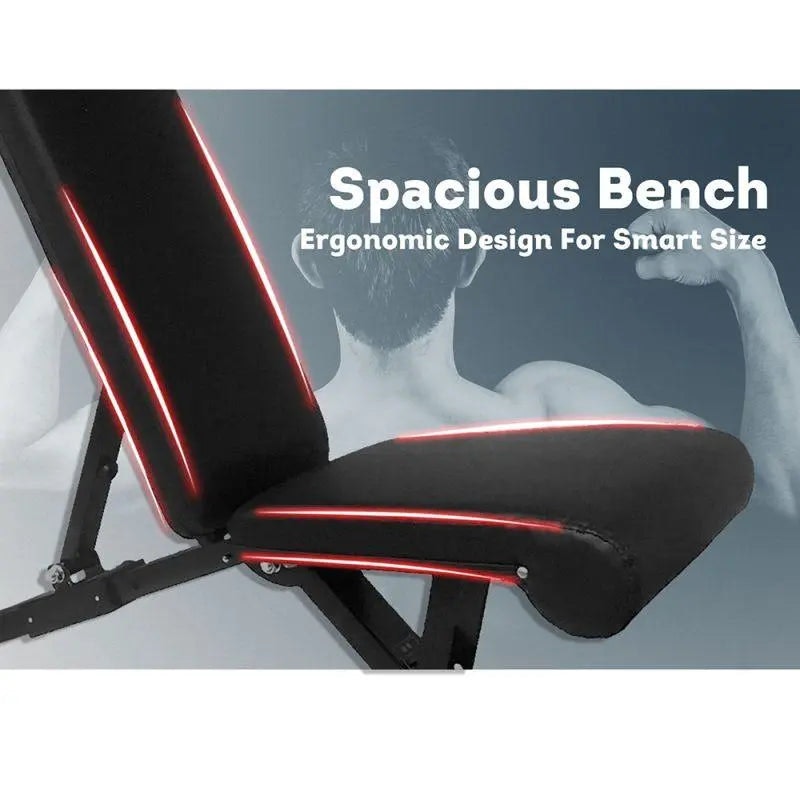7057 Fitness Flat Bench Weight Press Equipment Home GYM