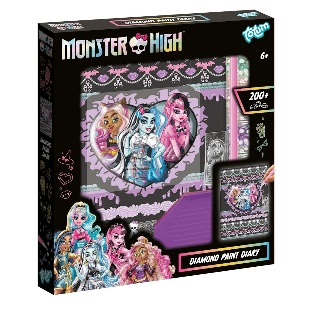 Totum Monster High Diamond Paint Diary