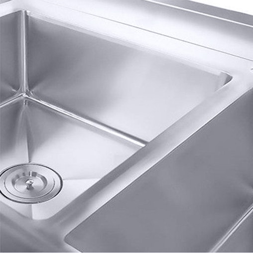 SOGA Stainless Steel Work Bench Right Sink Commercial Restaurant Kitchen Food Prep Table 160*70*85 SOGA Stainless Steel Work Bench Right Sink Commercial Restaurant Kitchen Food Prep Table 160*70*85