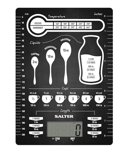 Salter Conversions Digital Kitchen Scales - Black image number null