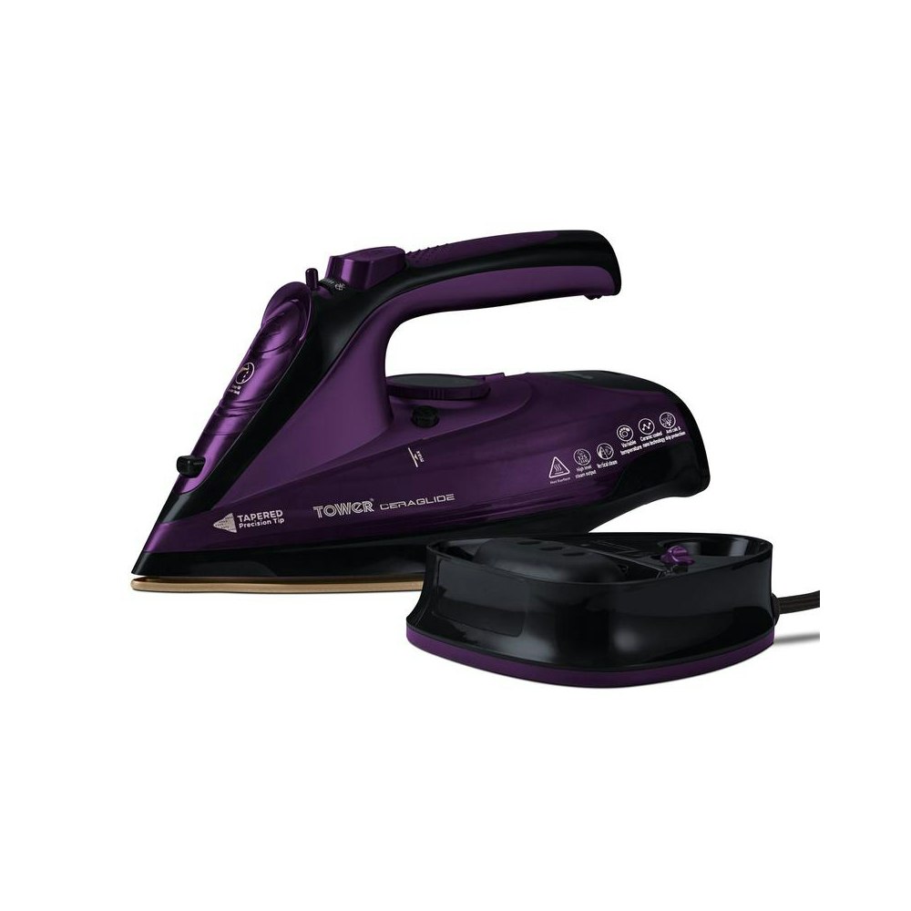 TOWER Ceraglide Cord Cordless Iron