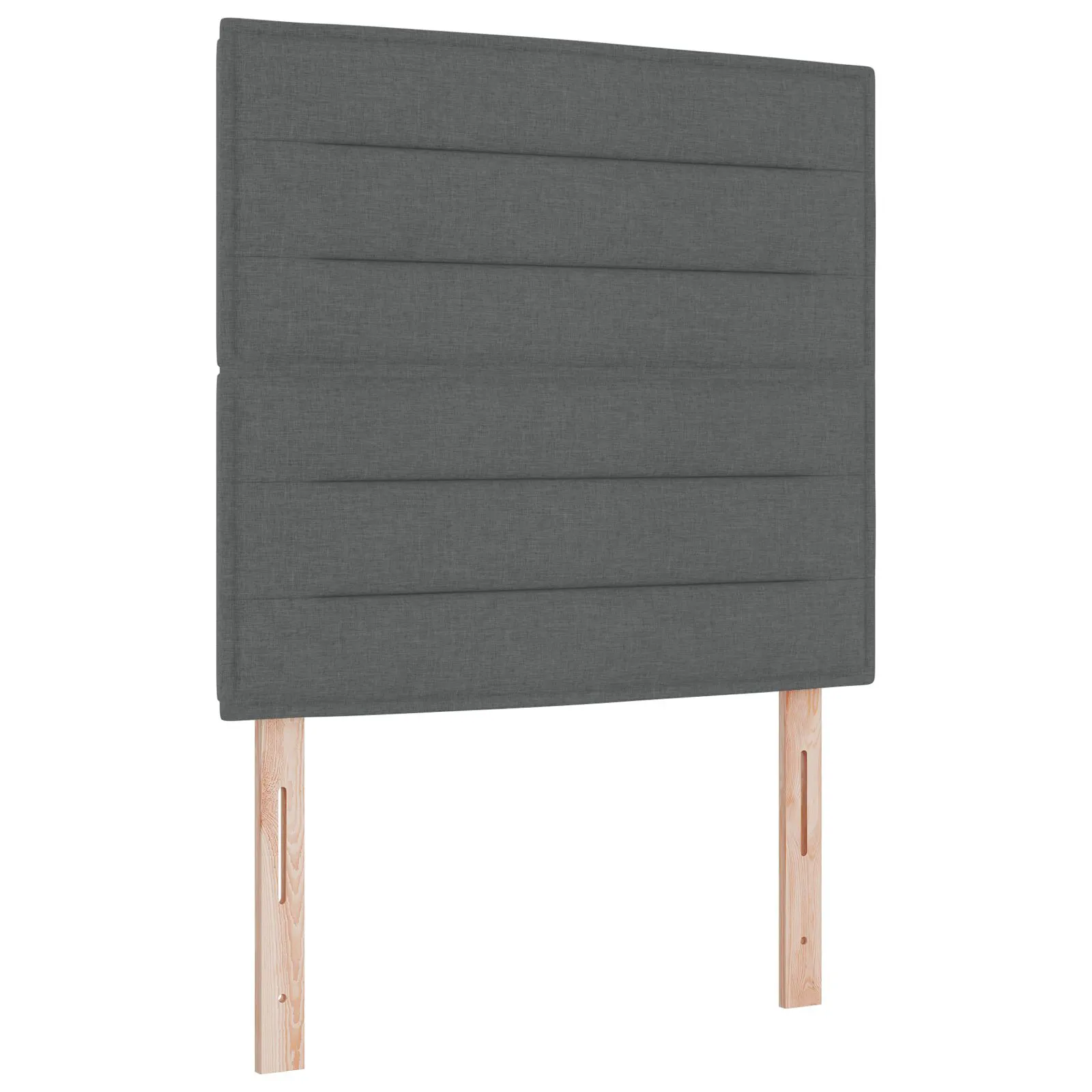 Headboard Dark Grey Fabric 80 cm Rectangular Modern 3337664 Headboard Dark Grey Fabric 80 cm Rectangular Modern 3337664