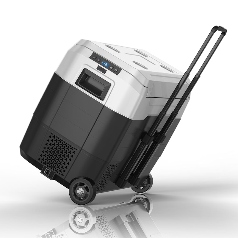 Kolner 50L Portable Fridge Cooler Freezer Refrigerator w/ Trolley image number null