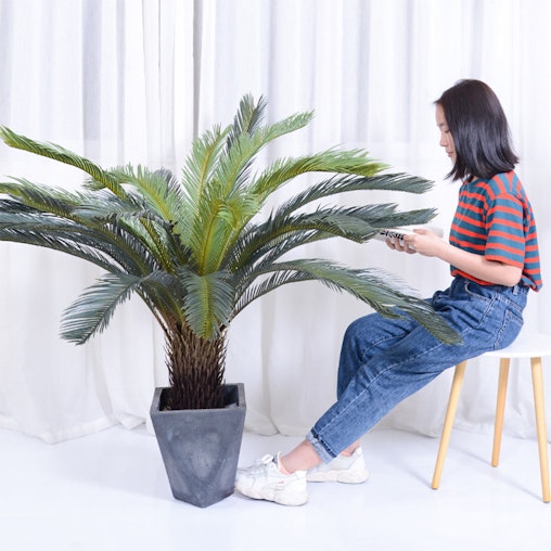 SOGA 4X 155cm Artificial Indoor Cycas Revoluta Cycad Sago Palm Fake Decoration Tree Pot Plant SOGA 4X 155cm Artificial Indoor Cycas Revoluta Cycad Sago Palm Fake Decoration Tree Pot Plant