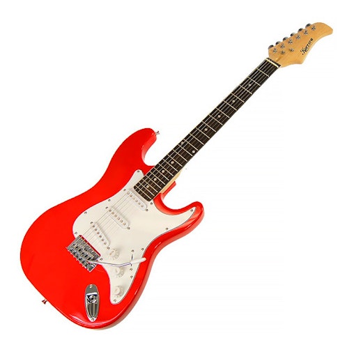 NNEDPE Karrera 39in Electric Guitar - Red image number null
