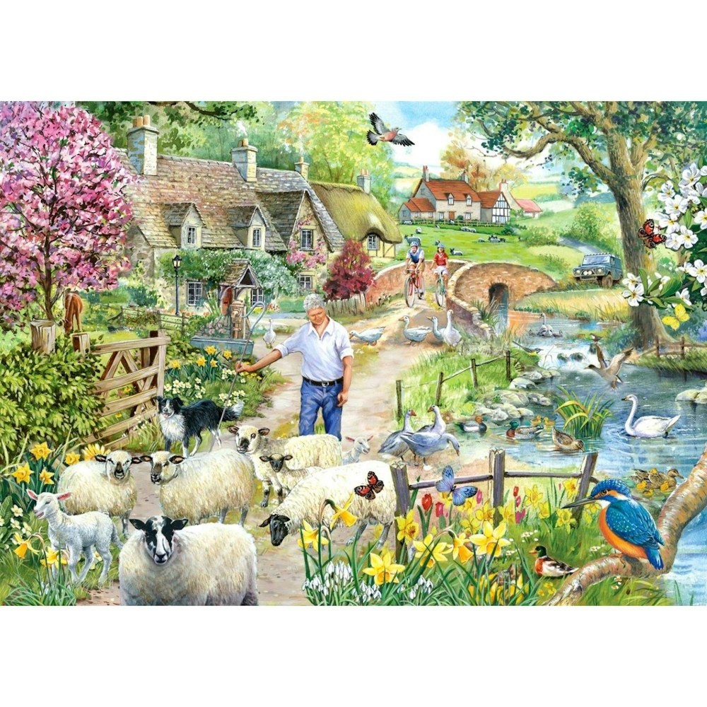 The House of Puzzles Shepherd's Lane - 1000 Piece Jigsaw Puzzle