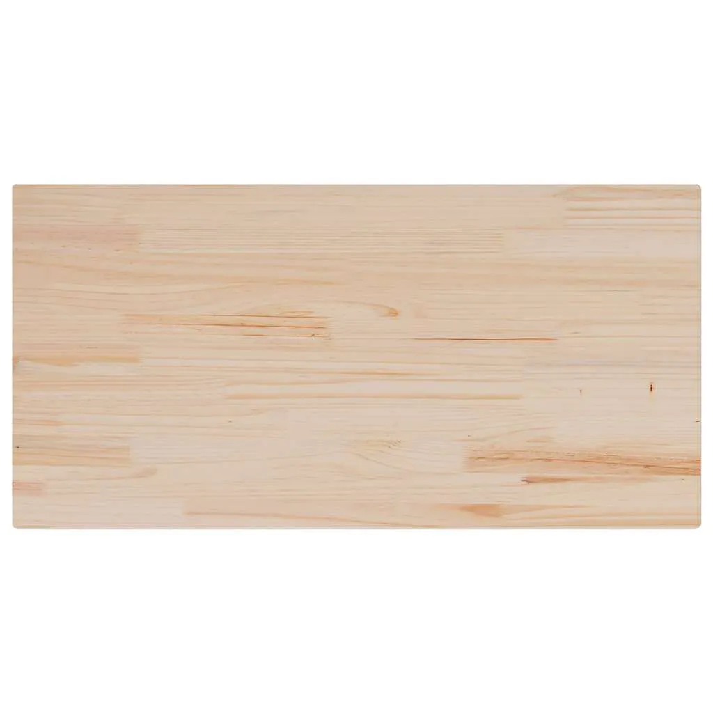 Table Top 110x55x2.5 cm Solid Wood Pine Rectangular 824410